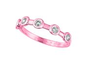 Diamond bezel set ring