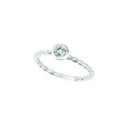 Diamond bezel set ring