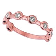 Diamond bezel set ring