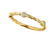 Diamond bezel set ring