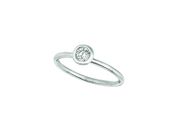Diamond bezel set ring