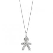 Diamond boy necklace