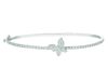 Diamond butterfly bangle