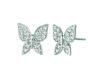 Diamond butterfly earrings