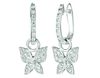 Diamond butterfly earrings
