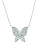 Diamond butterfly necklace