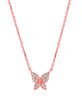 Diamond butterfly necklace