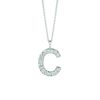 Diamond C necklace