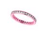 Diamond Channel Set ETERNITY Band, 14K P. Gold