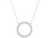 Diamond circle necklace