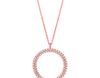 Diamond circle necklace