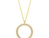 Diamond circle necklace