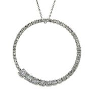 Diamond Circle Necklace