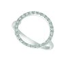 Diamond circle ring