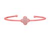 Diamond clover bangle