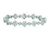 Diamond clover bracelet