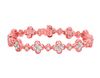 Diamond clover bracelet