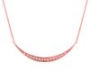 Diamond crescent moon necklace