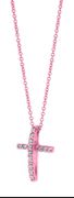 Diamond cross necklace