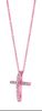 Diamond cross necklace