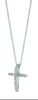 Diamond cross necklace