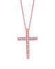 Diamond cross necklace