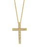 Diamond cross necklace