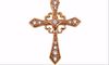 Diamond cross necklace
