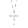 Diamond cross necklace