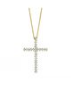 Diamond cross necklace