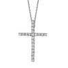 Diamond cross necklace
