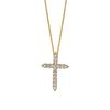 Diamond cross necklace