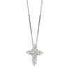 Diamond cross necklace