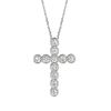 Diamond cross necklace