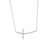 Diamond cross necklace