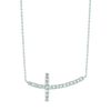Diamond cross necklace