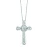 Diamond cross necklace
