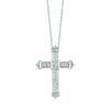 Diamond cross necklace