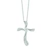 Diamond cross necklace