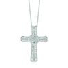 Diamond cross necklace