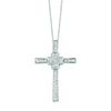 Diamond cross necklace
