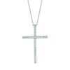 Diamond cross necklace