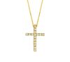 Diamond cross necklace