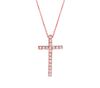 Diamond cross necklace