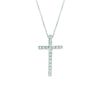 Diamond cross necklace