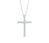 Diamond cross necklace