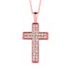 Diamond cross necklace