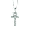 Diamond cross necklace