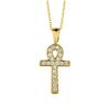 Diamond cross necklace