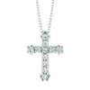 Diamond cross necklace